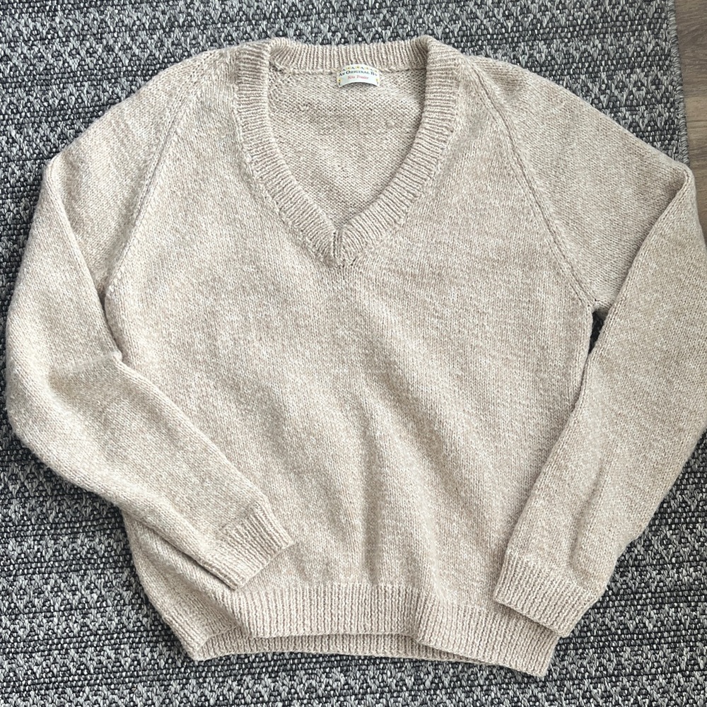 Vintage Wool Handknit Sweater